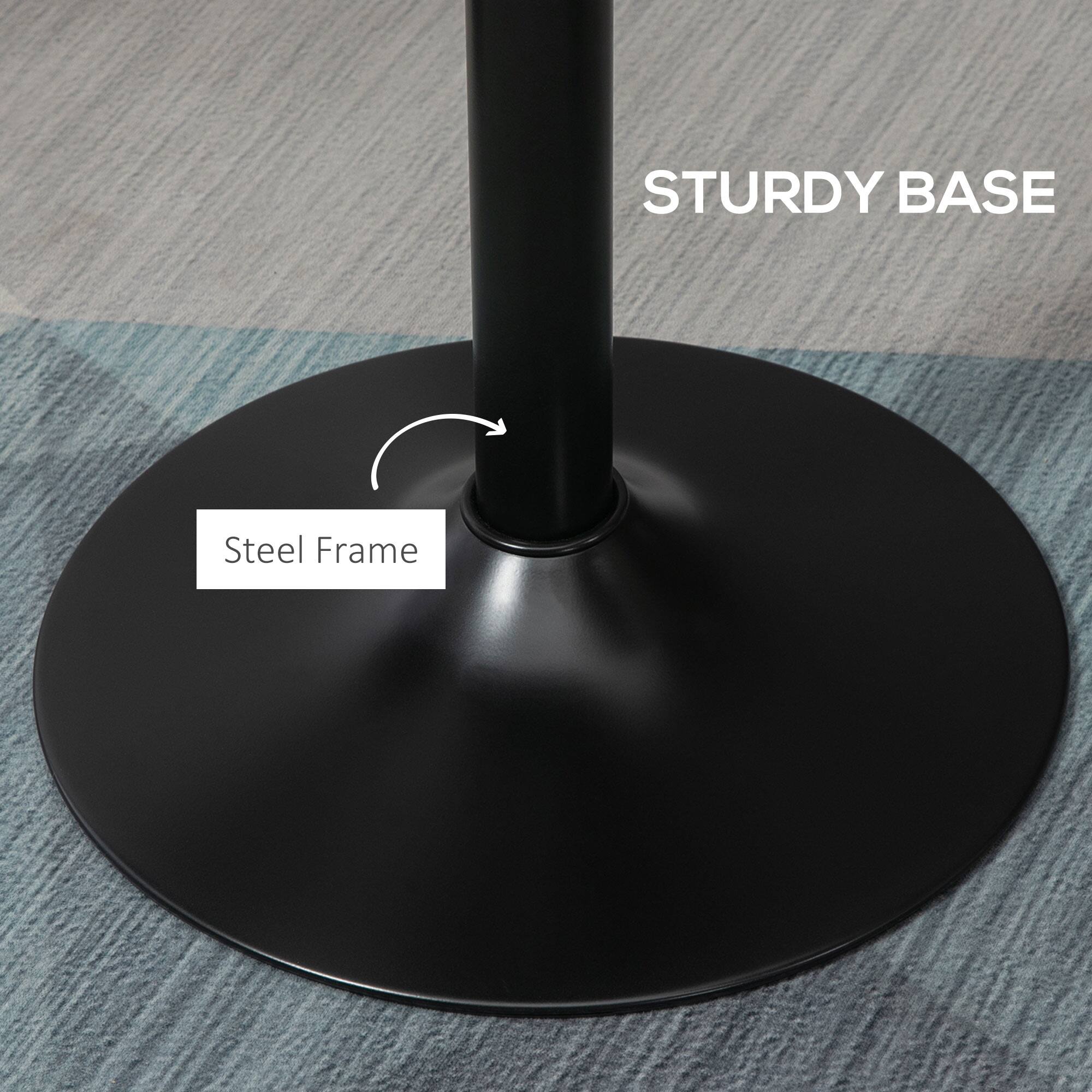 Steel Frame
STURDY BASE