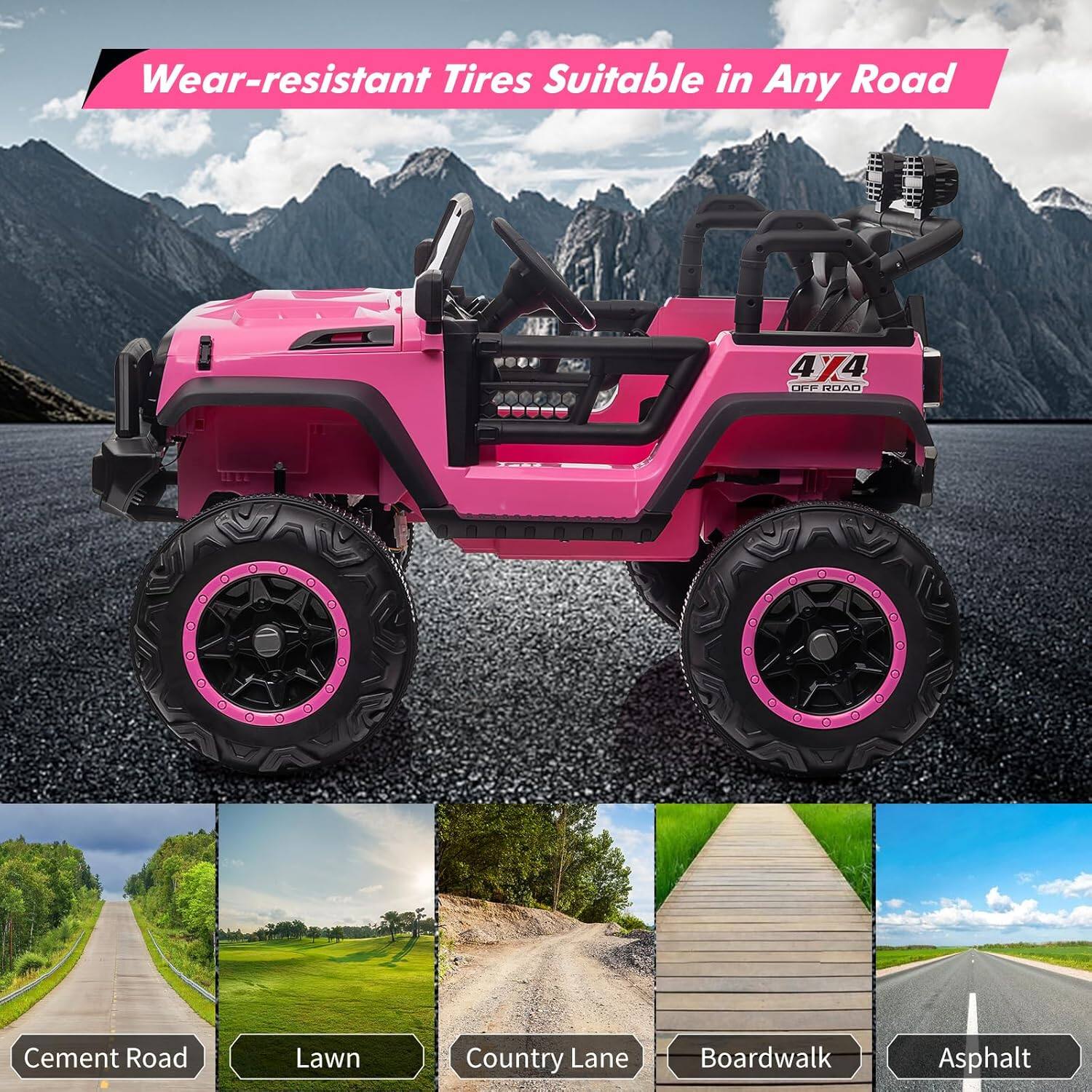 Wear-resistant Tires Suitable in Any Road

4x4 OFF ROAD

Cement Road
Lawn
Country Lane
Boardwalk
Asphalt