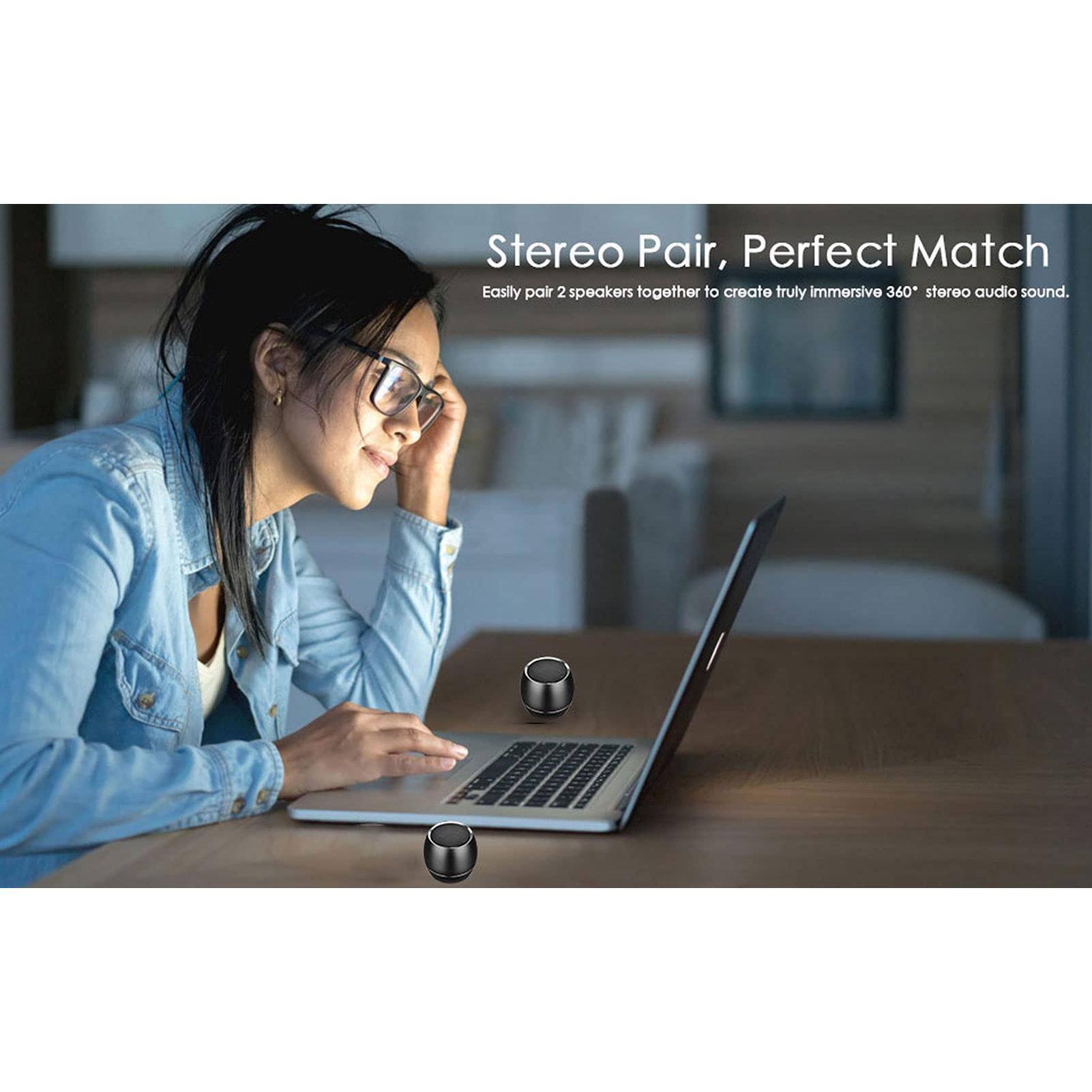Stereo Pair, Perfect Match  
Easily pair 2 speakers together to create truly immersive 360° stereo audio sound.