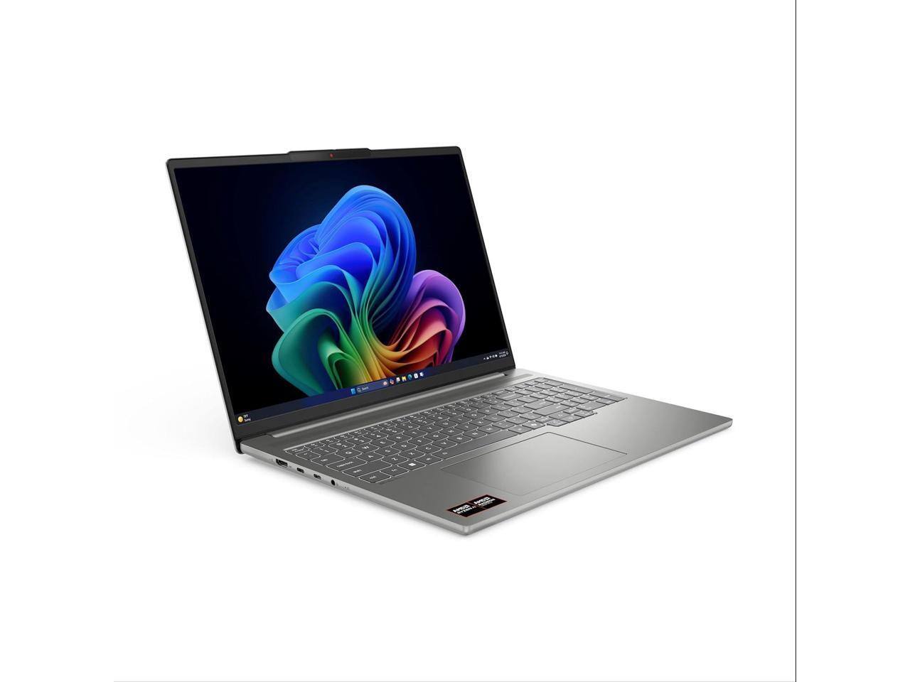 Alt View 2. Lenovo - Lenovo IdeaPad Pro 5-2025 - 16" OLED 2880x1800 120Hz - 16GB - 1TB - Ryzen AI 7 350 - RTX5050 - Windows 11 - Luna Grey - Luna Grey.