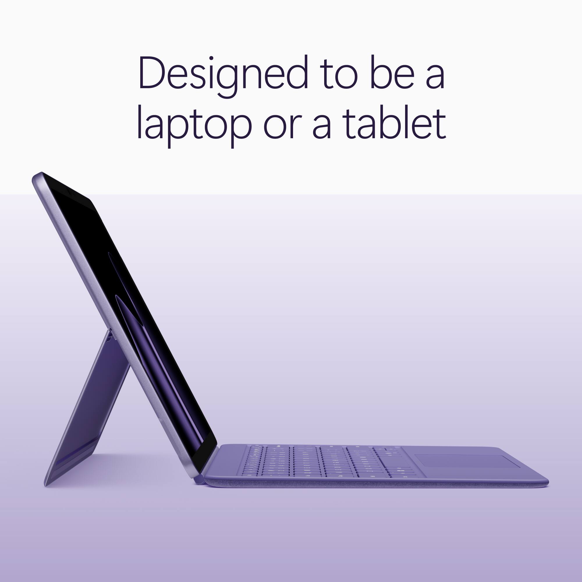 Designed to be a laptop or a tablet