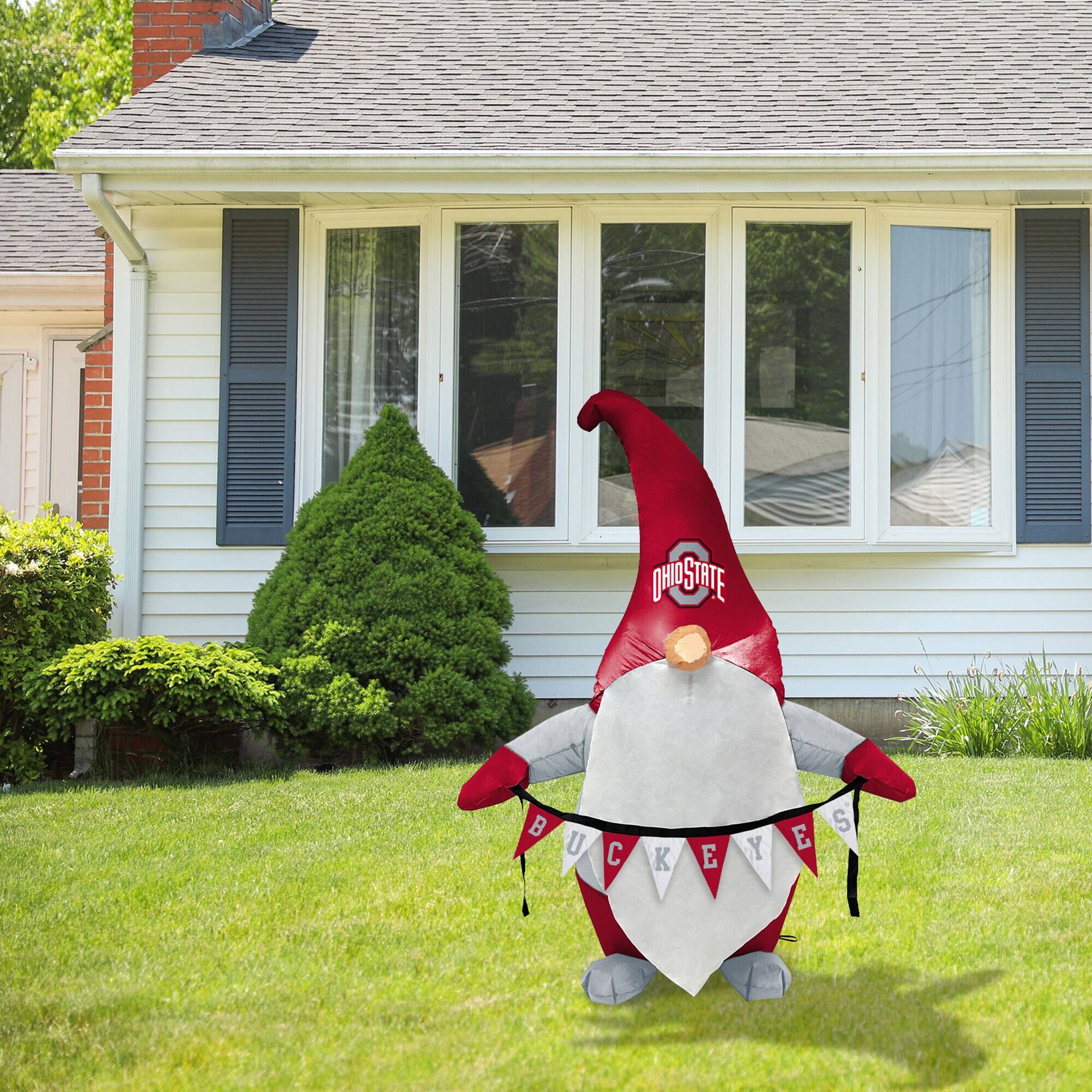 Alt View 1. Pegasus - Ohio State Buckeyes Inflatable Gnome - Multicolor.