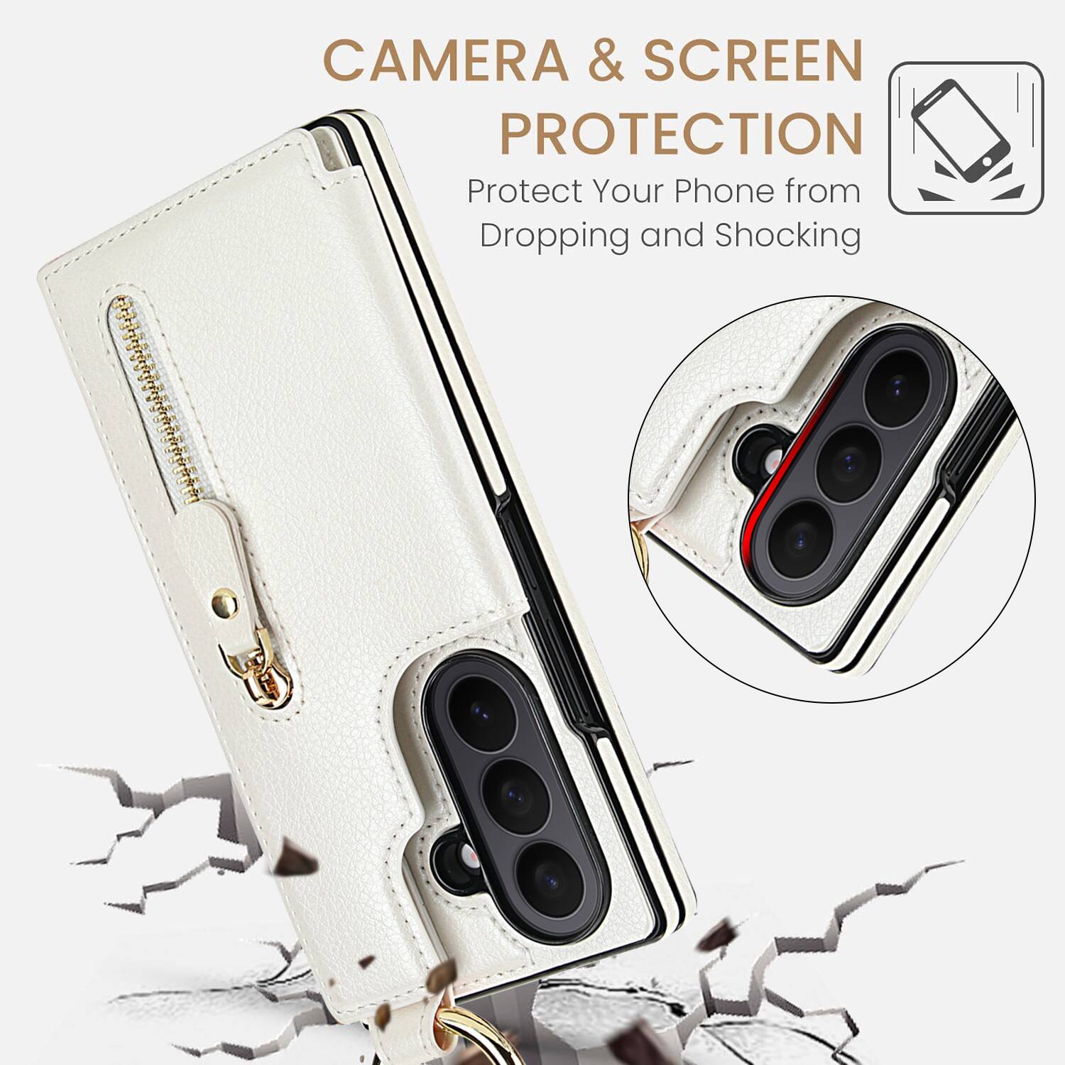 CAMERA & SCREEN PROTECTION  
Protect Your Phone from Dropping and Shocking