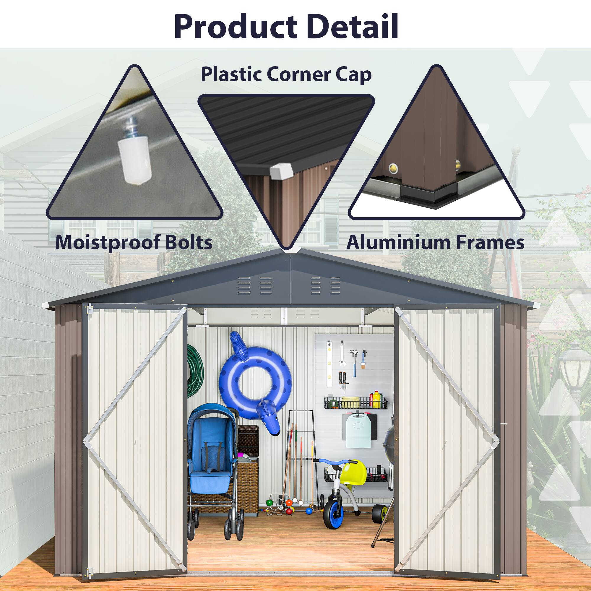 Product Detail

- Plastic Corner Cap
- Moistproof Bolts
- Aluminium Frames