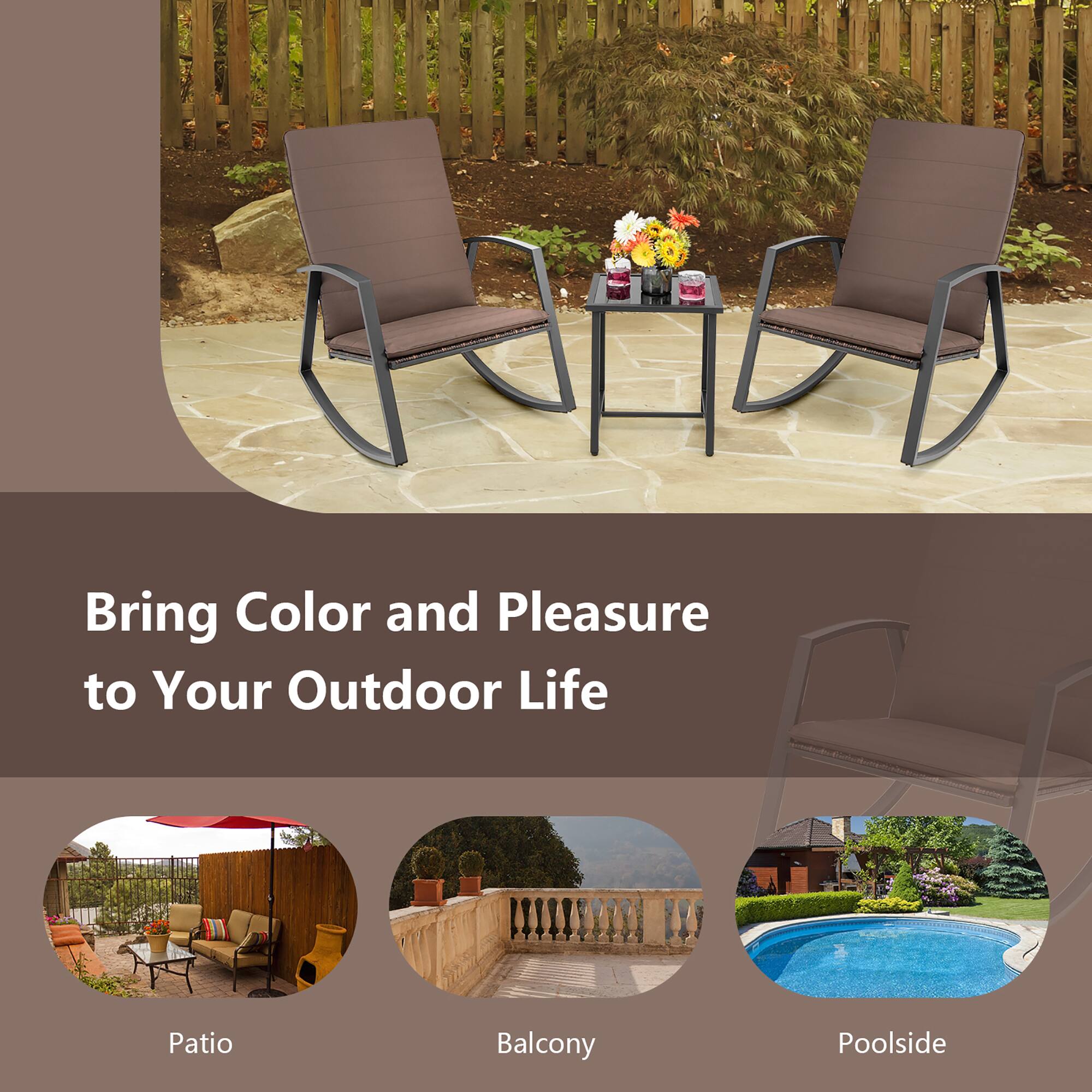 Patio, Balcony, Poolside