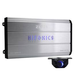 Hifonics - Zeus 3200W Max Class D Monoblock Car Audio Amp & Bass Knob, ZXX-3200.1D - Silver