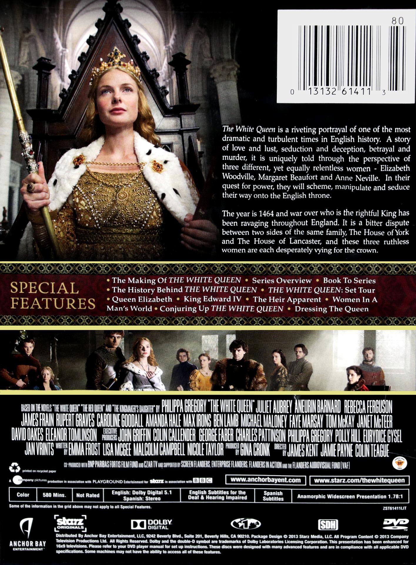 Alt View 1. The White Queen   - DVD.