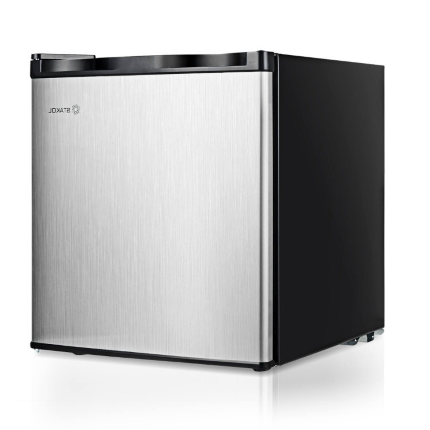 Alt View 5. LUCKY ONE - 1.1 cu.ft Freestanding Compact Upright Freezer with Adjustable Thermostat - Mini Freezer - Black.