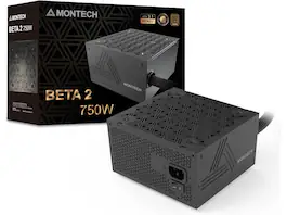 Montech - BETA 2 750W, ATX 3.1, 80+ Bronze, DC-to-DC, Japanese Caps, Full Protection