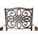 Alt View 11. Hanover - Traditions 7-Piece Dining Set with a 60 In. Round Cast-top Table and Six Swivel Rockers - Alumicast/Red.