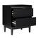 Alt View Zoom 26. Walker Edison - Mid-Century Modern 2-Drawer Gallery-Top Nightstand - Black.