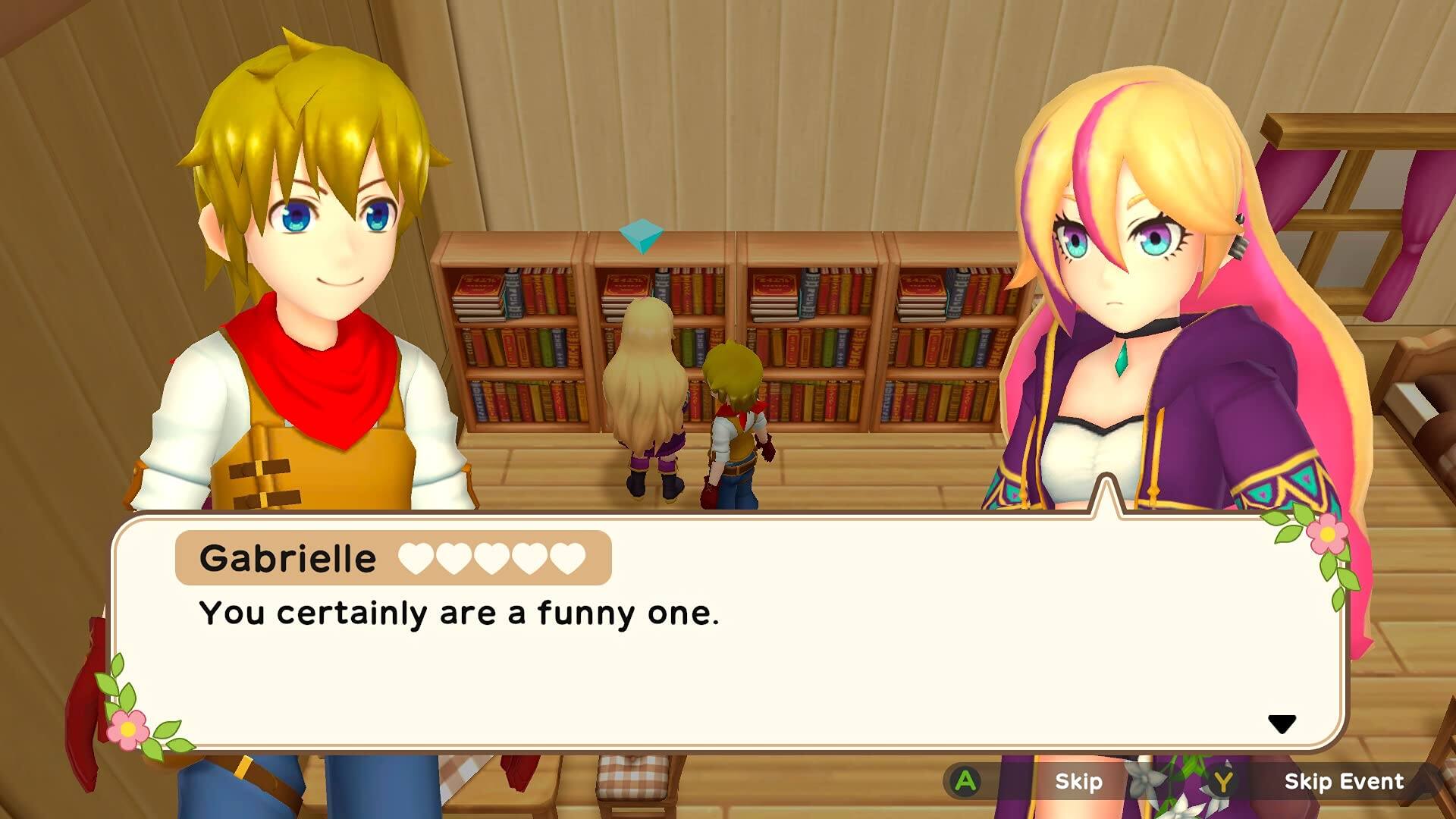 Gabrielle  
You certainly are a funny one.