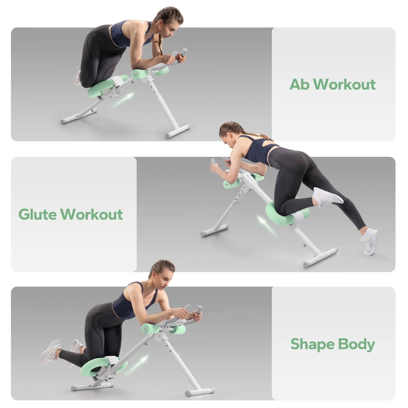 MERACH New Adjustable Ab Trainer Foldable Machine for Abs Workout