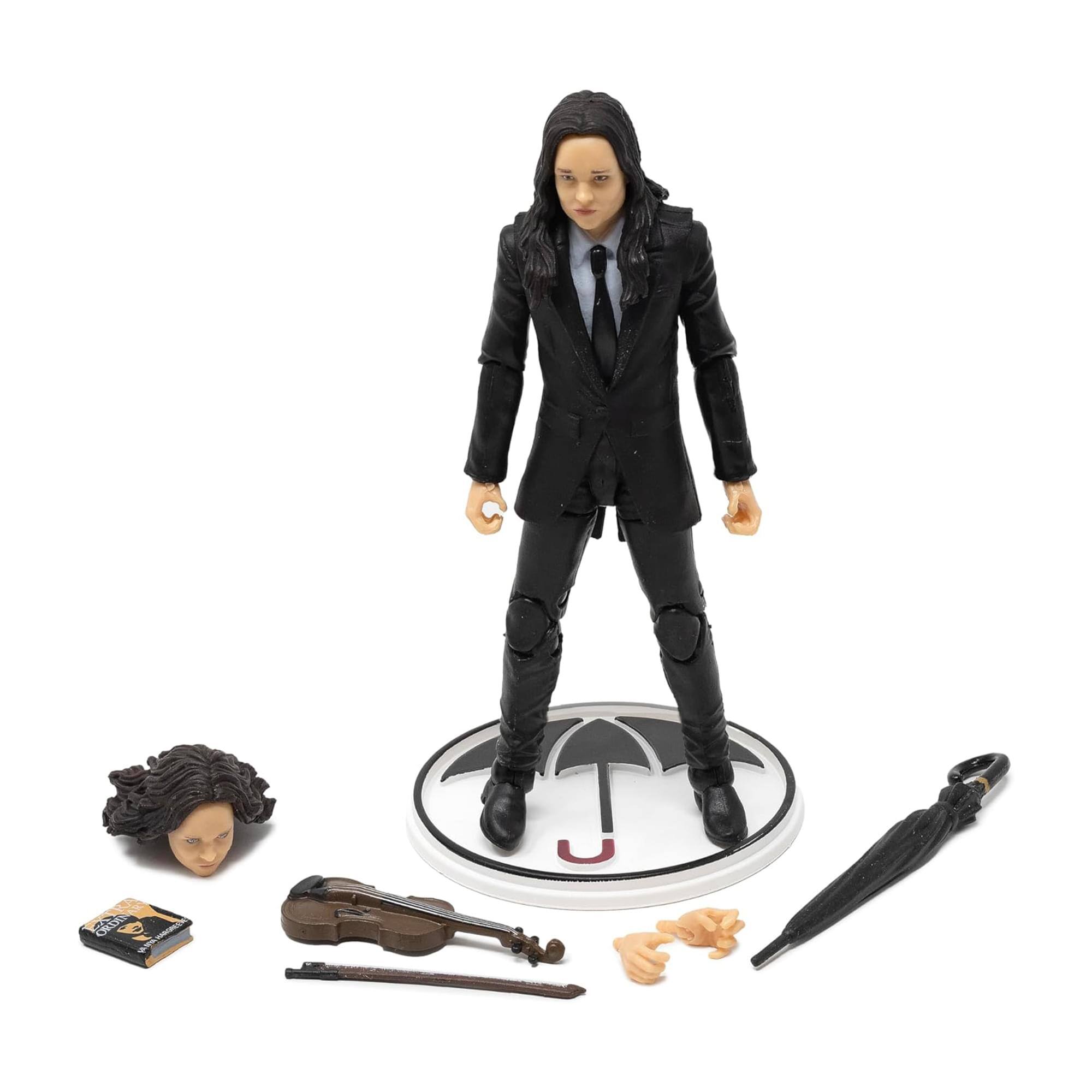 Alt View 10. Boss Fight Studio - Umbrella Academy 1:18 Scale Action Figure | Vanya - Black.
