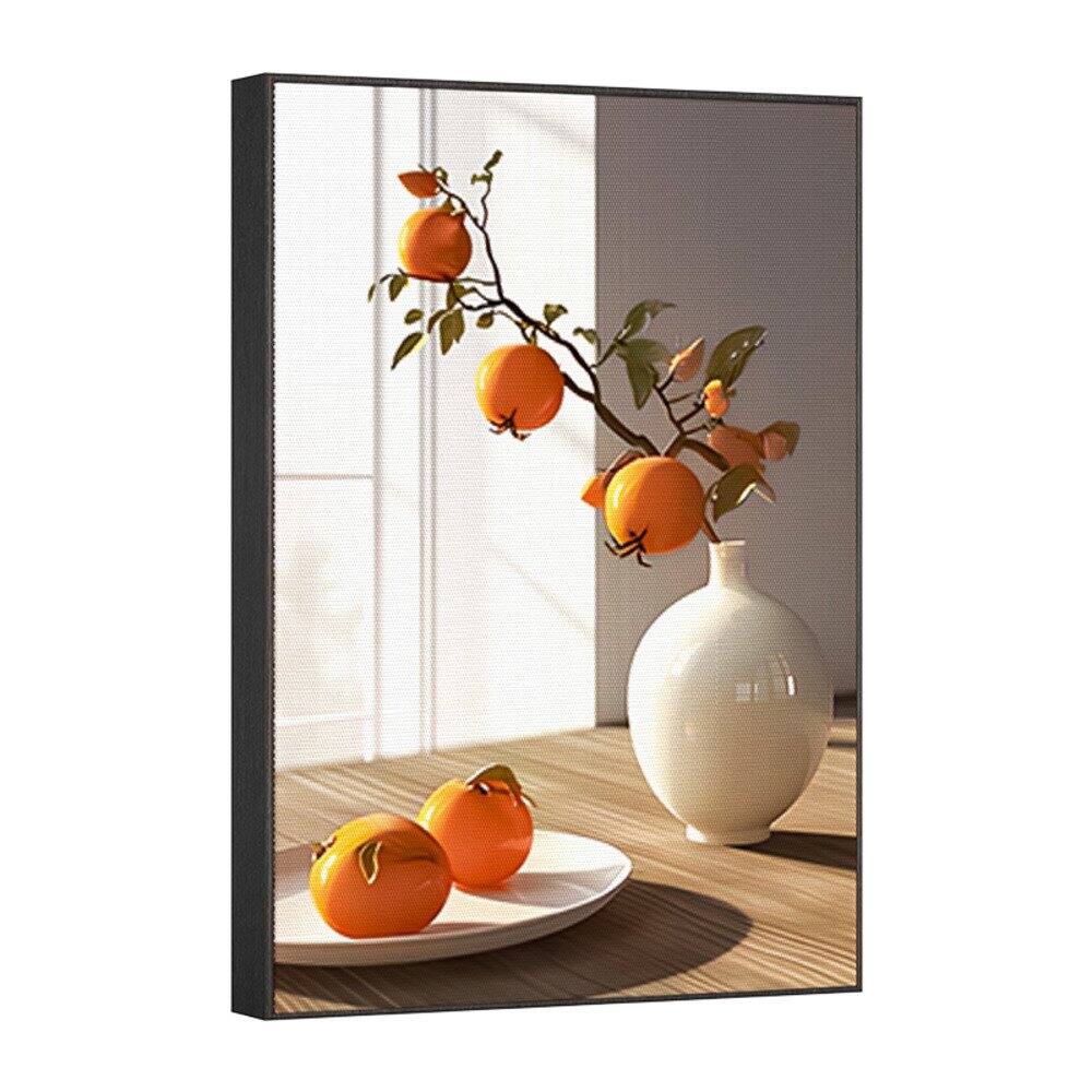 Front. Thomson - QY-BG002 D107726- Wall Art Wireless Bluetooth True Wireless Stereo Speaker built in battery - Black + Fabric.