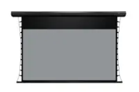 Elite Screens - Saker Tab-Tension CineGrey 106" Home Theater Motorized Projection Screen - Black - Front_Zoom