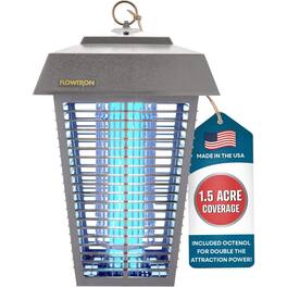 Bug Zapper 1.5 Acre Outdoor Coverage w/ 80W Bulb & 5600V Grid