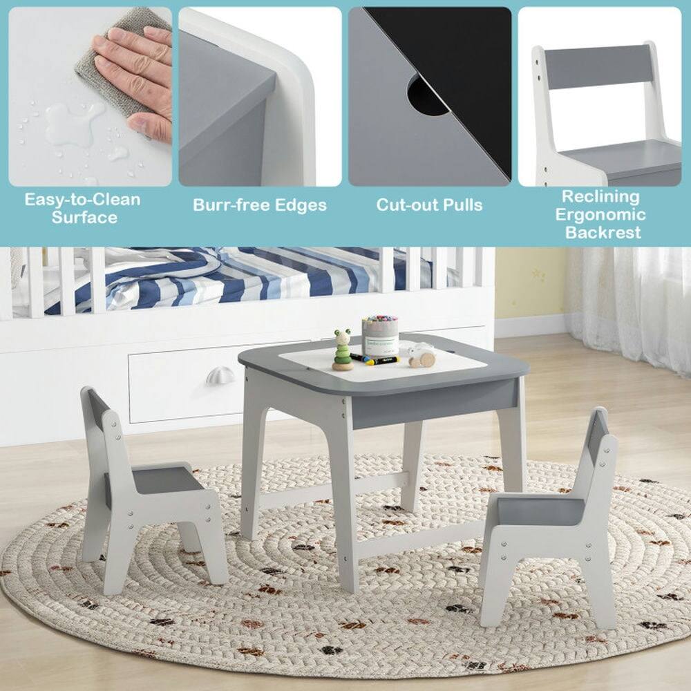 Easy-to-Clean Surface  
Burr-free Edges  
Cut-out Pulls  
Reclining Ergonomic Backrest