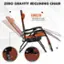 Zero Gravity Reclining Chair 0-160° Adjustable to meet your various needs. Unlock Lock.