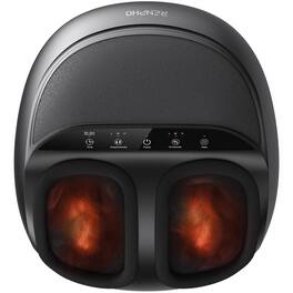 Renpho - Shiatsu Foot Massager Machine with Heat,Deep Kneading Therapy Improve Foot Wellness - Black