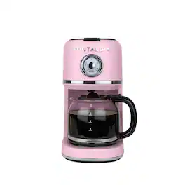 Nostalgia - Classic Retro 10 Cup Coffee Maker - Pink