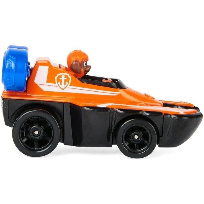 Back. Paw Patrol - PAW Patrol True Metal Aqua Pups Zuma 1:55 Die-Cast Vehicle with Working Wheels for Ages 3+ - Orange.