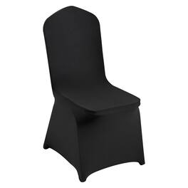 VEVOR - Stretch Spandex Folding Chair Covers, Universal Fitted Chair Cover, Removable Washable Protective Slipcovers, 30PCS - Black