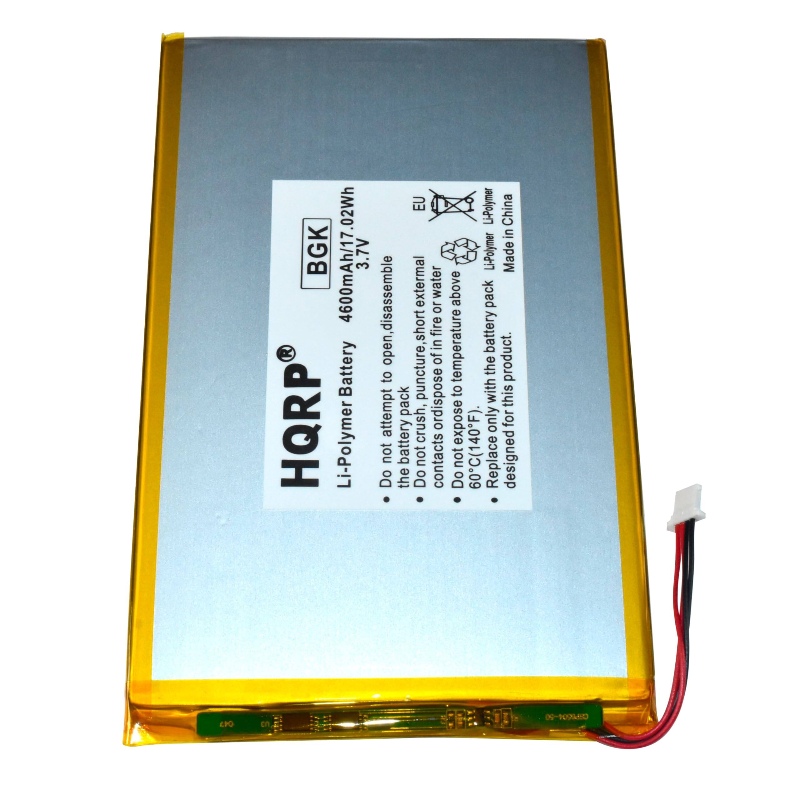 .02Wh BGK 4600mAh/17.02Wh 3.7V Battery HQRP Li-Polymer EU Li-Polymer China in Li-Polymer Made external water above pack open, disassemble OL short fire battery to puncture, of in temperature the product. pack or dispose 01 with this attempt crush expose 0F) only for not battery not contacts not 60C(140F). Replace designed Do the Do Do EPO on SG8E1 00-1040

BGK 4600mAh 3.7V
Li-Polymer Battery
Do not attempt to open, disassemble
Do not expose to puncture, short circuit, or fire
Do not crush
Do not expose to temperature above 60°C (140°F)
Do not immerse in water
Replace only with this product
Designed for the battery pack

EU
Li-Polymer
Made in China