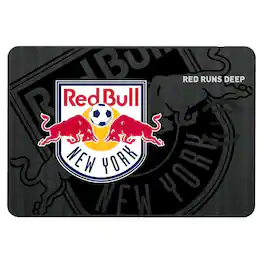 Keyscaper - New York Red Bulls Mono Tilt Logo Wireless Charger & Mouse Pad - Multicolor