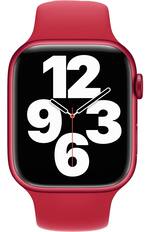 Front. Apple - Apple Watch Band - Sport Band (41mm) - Red - Regular - Red.