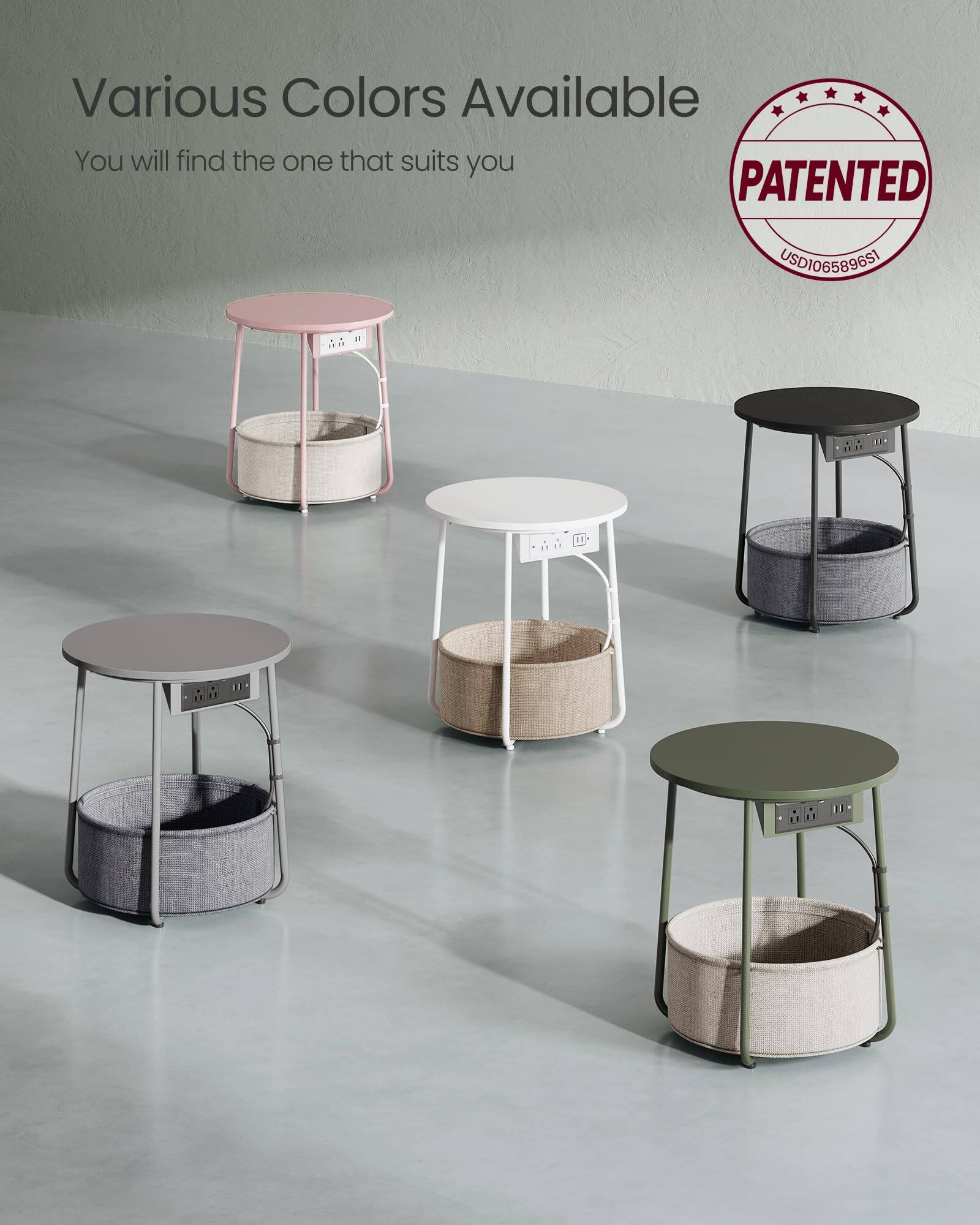 Various Colors Available  
You will find the one that suits you  

PATENTED  
USD106589651