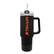 Front. The Fanatic Group - USC Trojans 40oz. Stainless Tumbler with Handle & Removable Straw - Black.