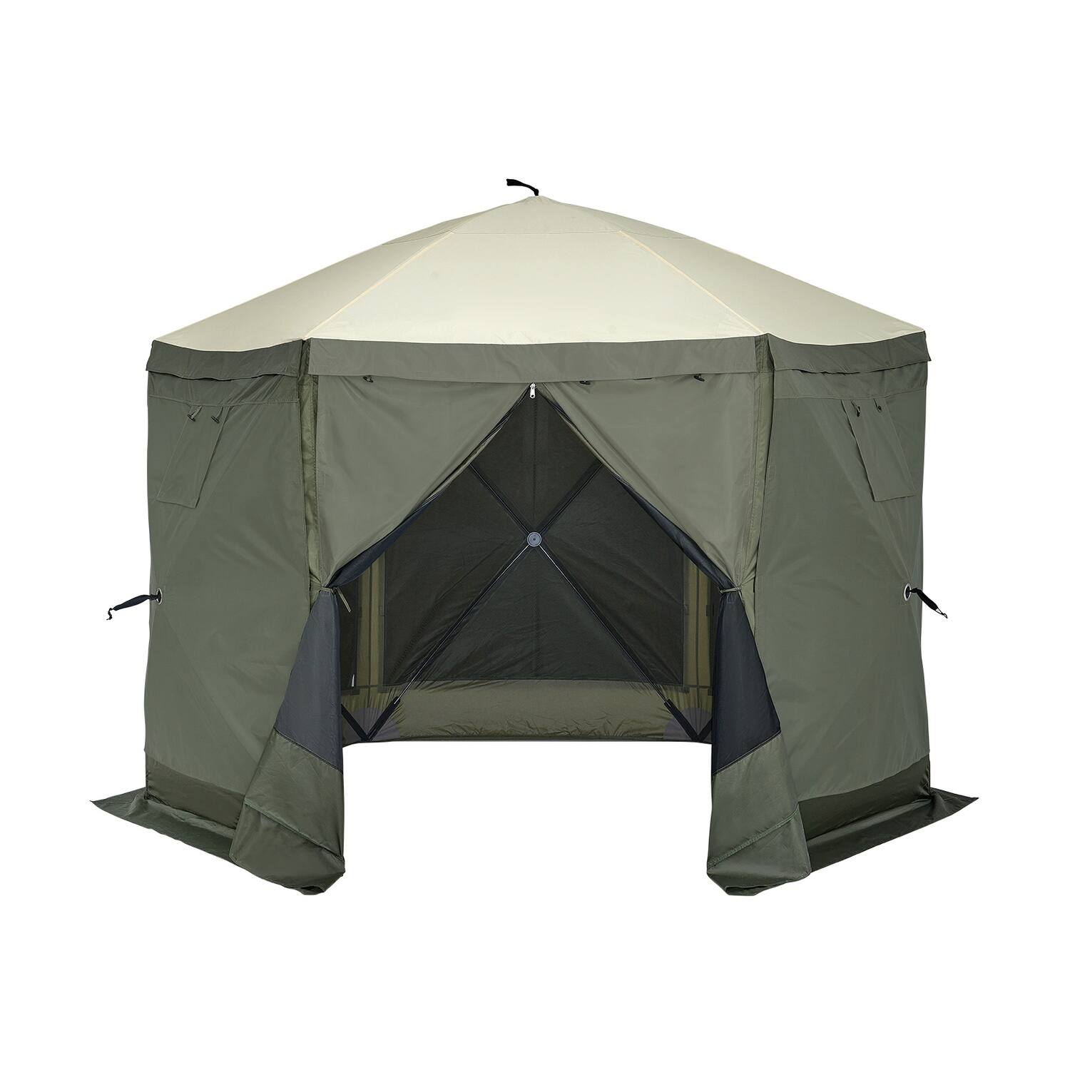 Alt View 5. Boyel Living - Pop Up Gazebo Tent Waterproof Outdoor Event Canopy Shelter - Army Green.