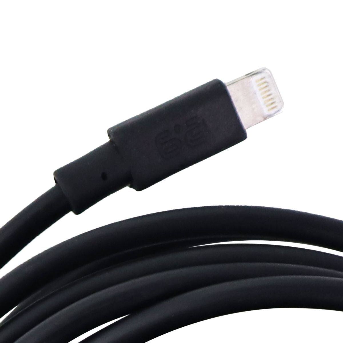 Alt View 1. PureGear - 12W (5 ft) Lightning 8-Pin Wired Wall Charger for iPhone/iPad - Black.