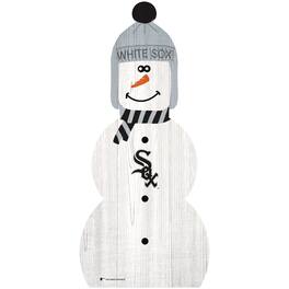 Fan Creations - Chicago Sox 31'' Snowman Leaner - White