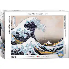 Eurographics - Great Wave Off Kanagawa by Hokusai - 1000 Piece Puzzle