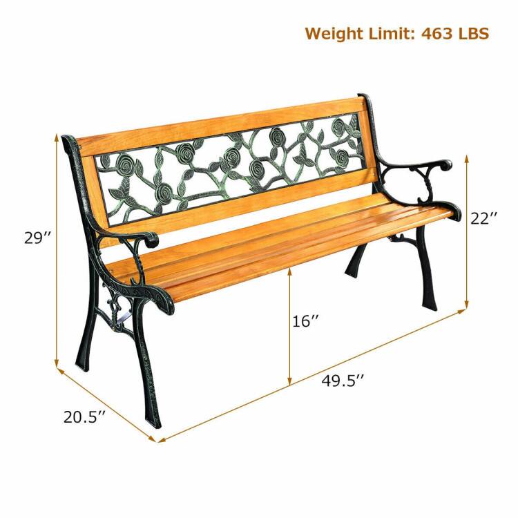 Weight Limit: 463 LBS  
29" 22" 16" 49.5" 20.5"