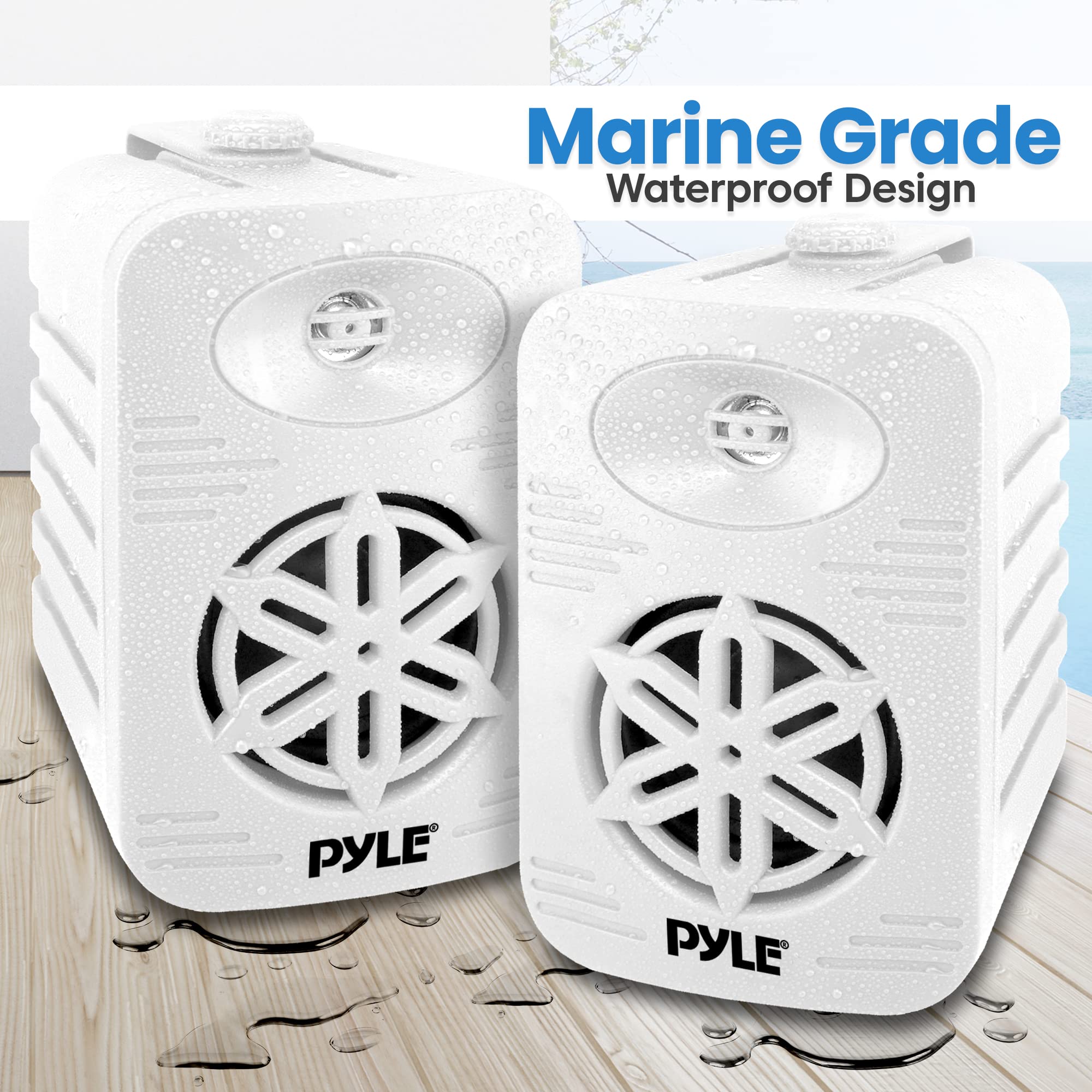 Marine Grade Waterproof Design PYLE