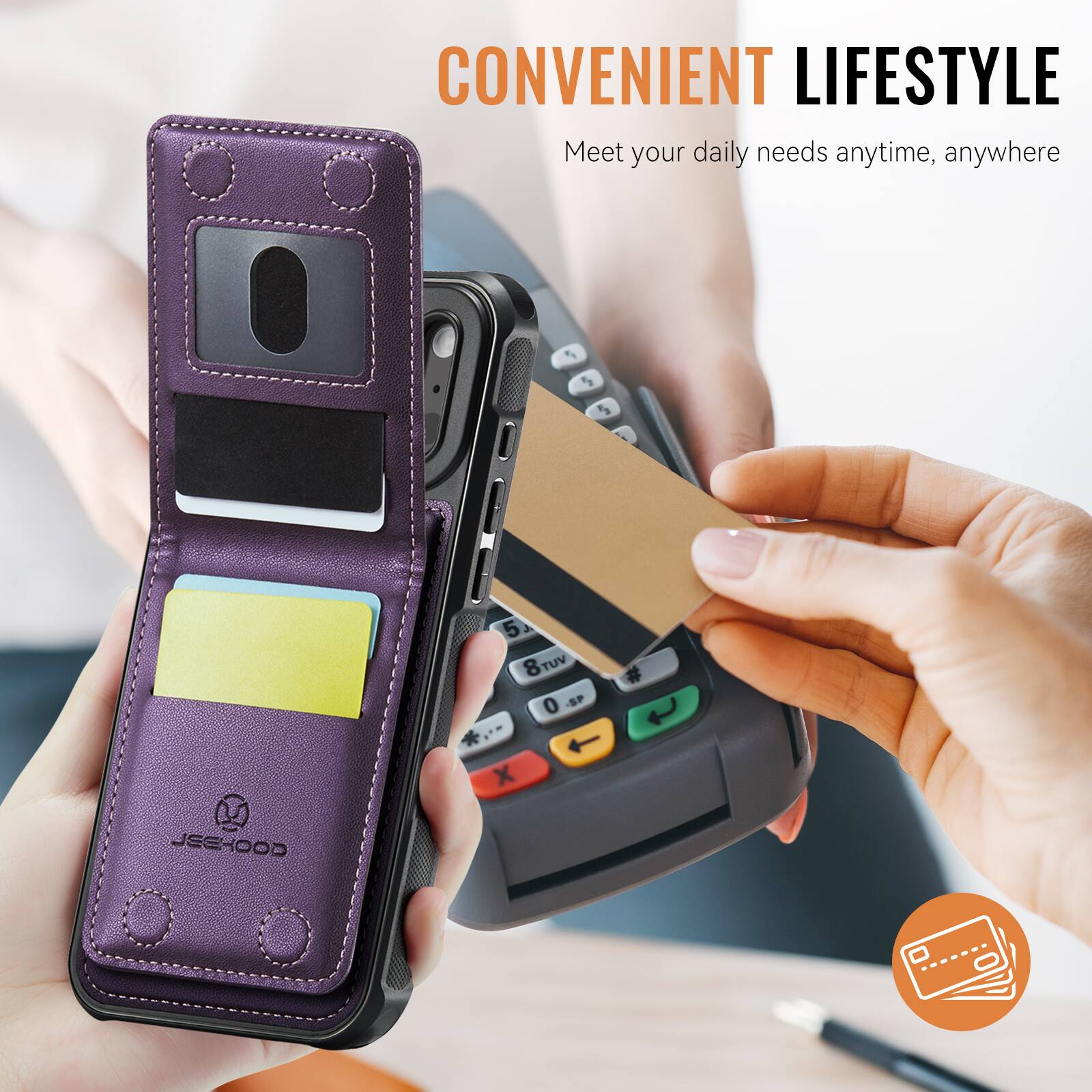 CONVENIENT LIFESTYLE  
Meet your daily needs anytime, anywhere  

5 5 5 8  
TUV 0 SP  

JEEHOOD