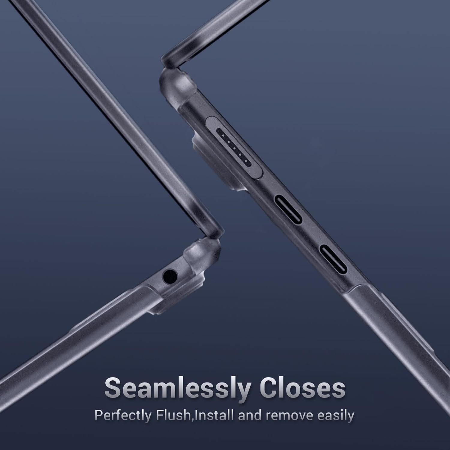 Seamlessly Closes  
Perfectly Flush, Install and remove easily