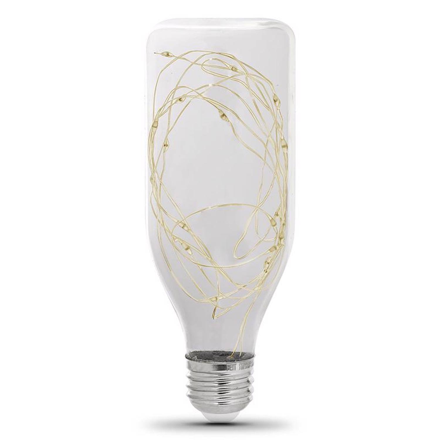 Angle. FEIT ELECTRIC - Feit Bottle E26 (Medium) LED Bulb Soft White 1.5 Watt Equivalence 1 pk.