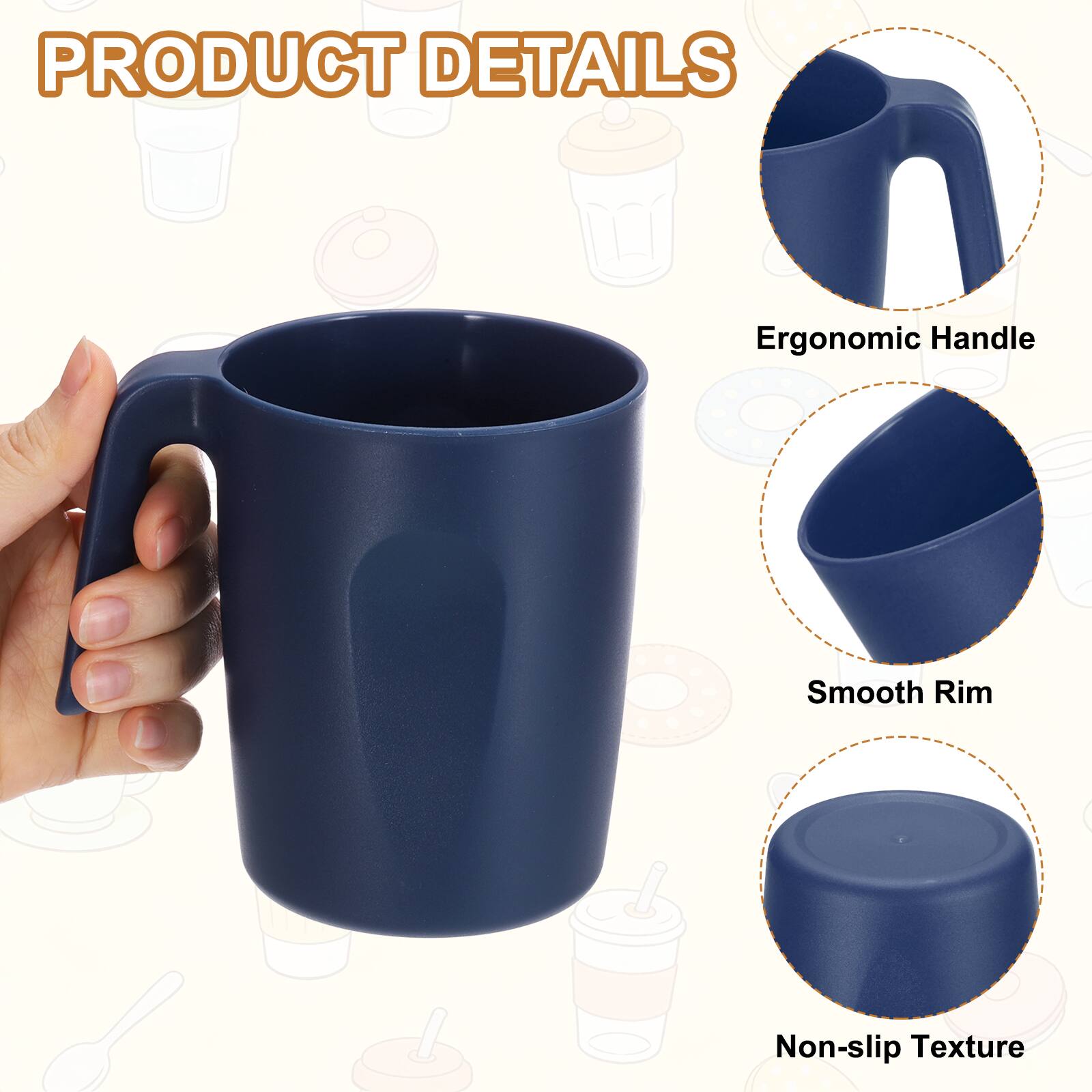 PRODUCT DETAILS

- Ergonomic Handle
- Smooth Rim
- Non-slip Texture
