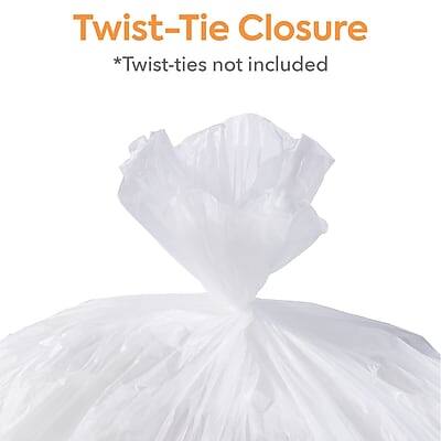 Twist-Tie Closure  
*Twist-ties not included