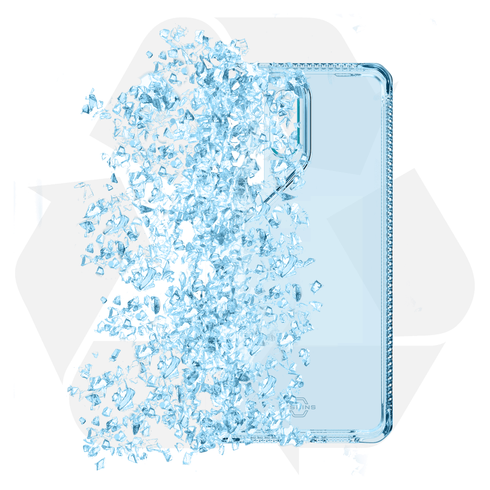 Alt View 7. Itskins - SPECTRUM R // CLEAR Case for Samsung Galaxy S26 Ultra - Light Blue.