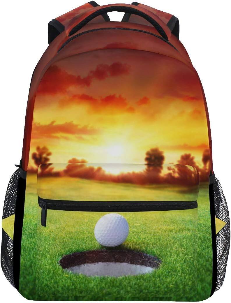 Live At Space - AUUXVA Ethnic Aztec Geometric Backpack Travel School Shoulder Kids Boys Girls Women - Golf Ball