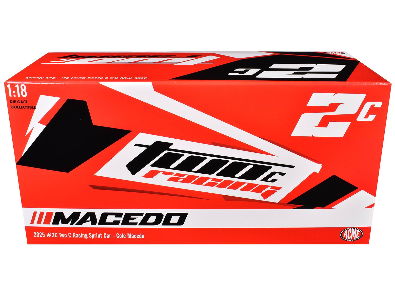 Winged Sprint Car #2C Cole Macedo 