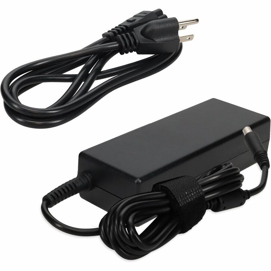 Alt View 1. AddOn - AddOn HP 693712-001 Compatible 90W 19.5V at 4.62A Black 7.4 mm x 5.0 mm Laptop Power Adapter and Cable - 90 W - 19.5 V - Black.