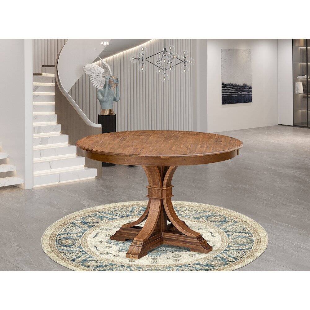 Alt View 1. East West Furniture - Modern Dining Table - Walnut.