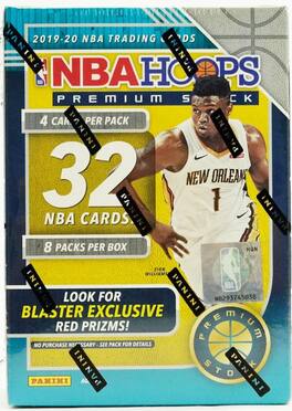 2019-20 Panini Hoops Premium Stock Basketball 8-Pack Blaster Box