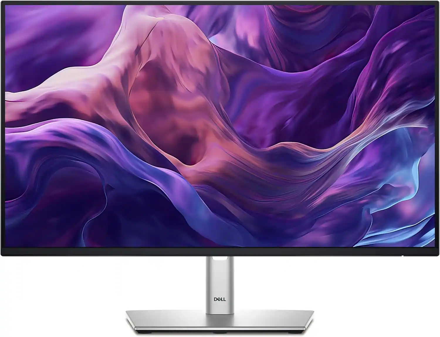 Front. Dell - P2425H 24" Full HD (1920x1080) PC Display, 100Hz, IPS, 5ms, 99% sRGB, USB-C, DisplayPort, HDMI - Black.